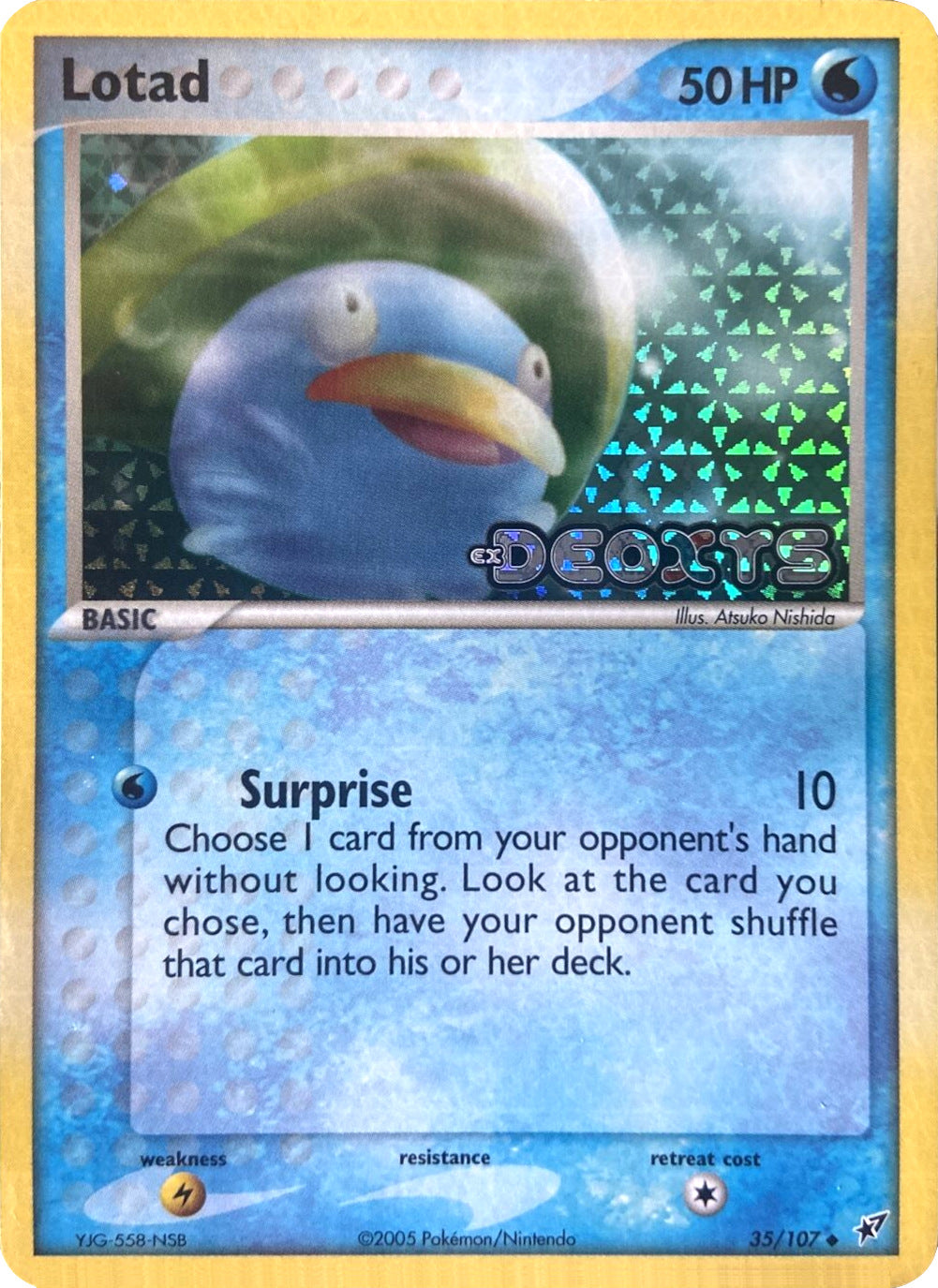 Lotad (35/107) (Stamped) [EX: Deoxys] | Cracking-Singles