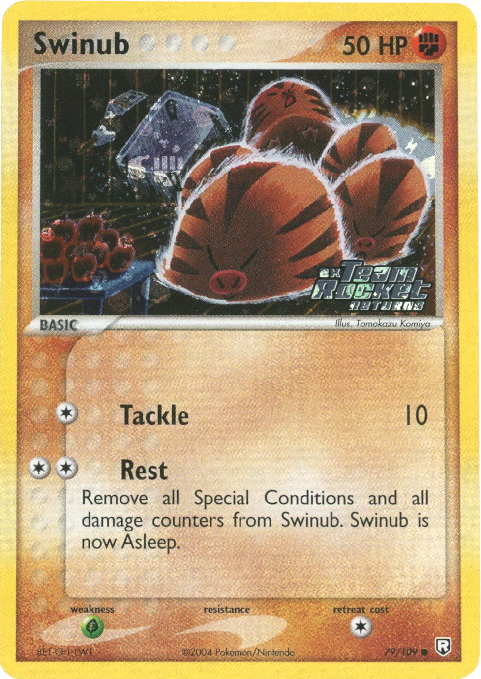 Swinub (79/109) (Stamped) [EX: Team Rocket Returns] | Cracking-Singles