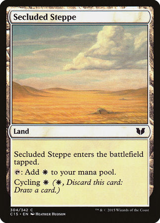 Secluded Steppe [Commander 2015] | Cracking-Singles