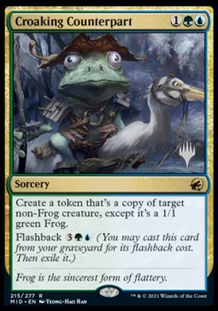 Croaking Counterpart (Promo Pack) [Innistrad: Midnight Hunt Promos] | Cracking-Singles