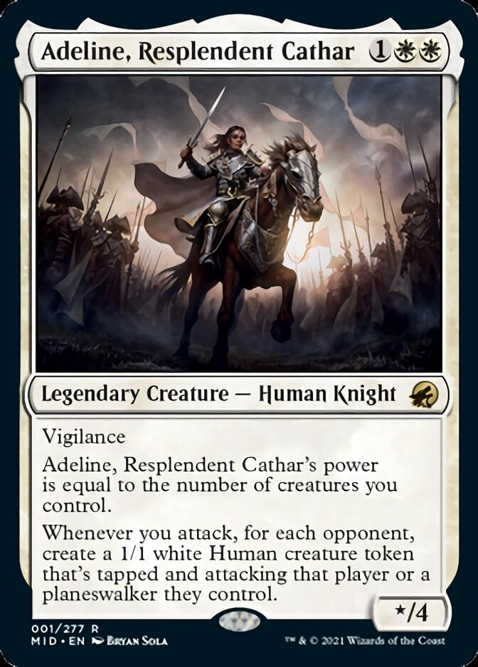 Adeline, Resplendent Cathar [Innistrad: Midnight Hunt] | Cracking-Singles