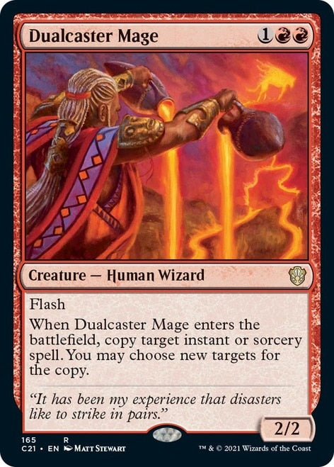 Dualcaster Mage [Commander 2021] | Cracking-Singles