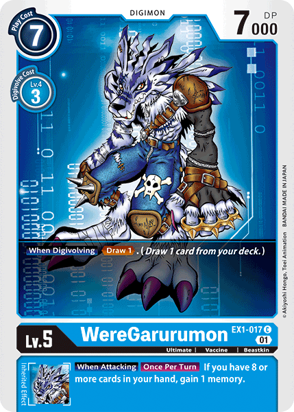 WereGarurumon [EX1-017] [Classic Collection] | Cracking-Singles