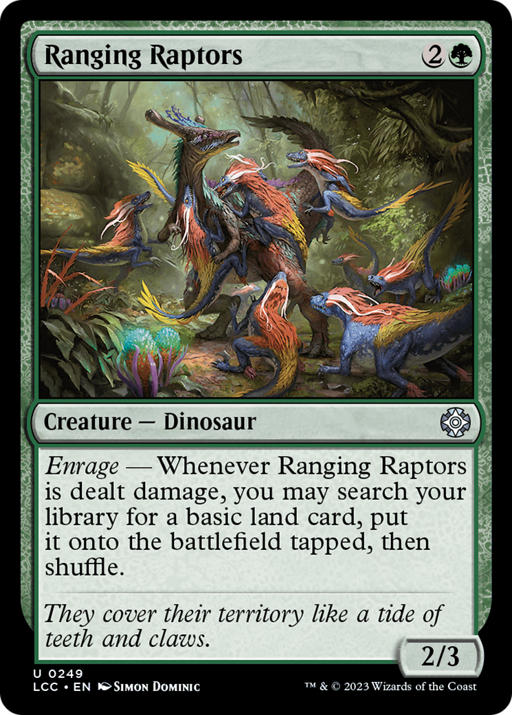 Ranging Raptors [The Lost Caverns of Ixalan Commander] | Cracking-Singles