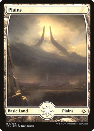 Plains (185) - Full Art [Hour of Devastation] | Cracking-Singles