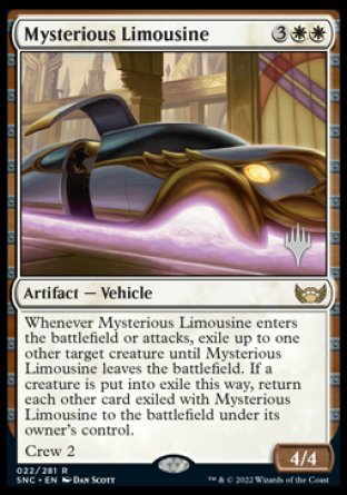 Mysterious Limousine (Promo Pack) [Streets of New Capenna Promos] | Cracking-Singles