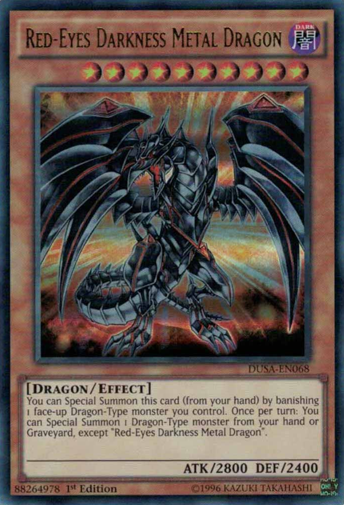 Red-Eyes Darkness Metal Dragon [DUSA-EN068] Ultra Rare | Cracking-Singles