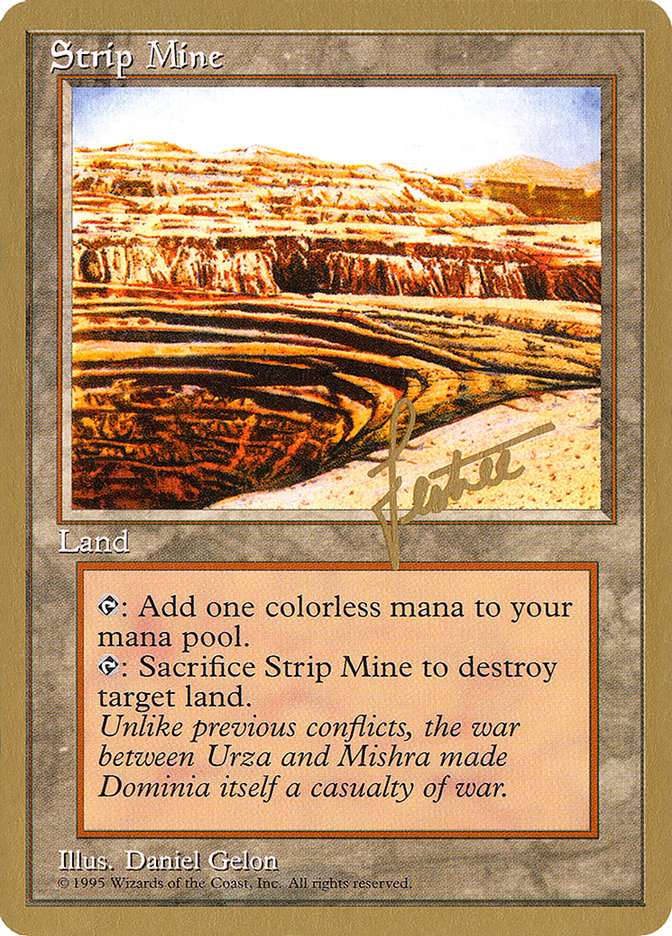 Strip Mine (Bertrand Lestree) [Pro Tour Collector Set] | Cracking-Singles