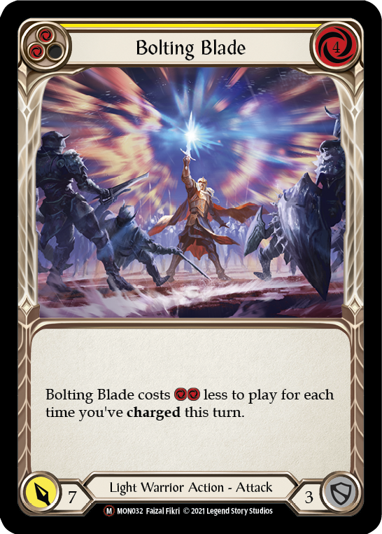 Bolting Blade (Rainbow Foil) [U-MON032-RF] Unlimited Rainbow Foil | Cracking-Singles