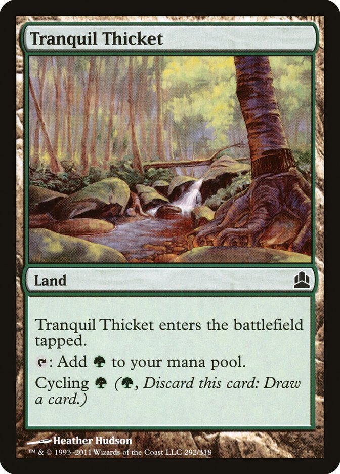 Tranquil Thicket [Commander 2011] | Cracking-Singles