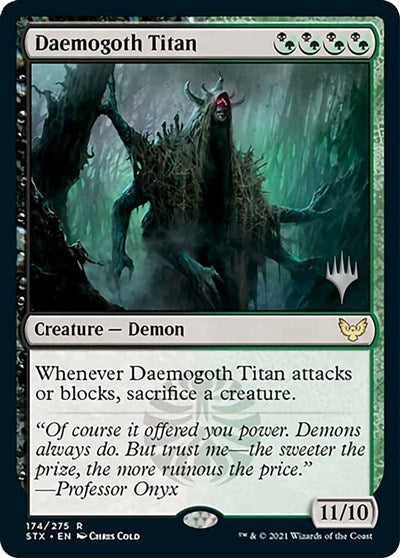 Daemogoth Titan (Promo Pack) [Strixhaven: School of Mages Promos] | Cracking-Singles