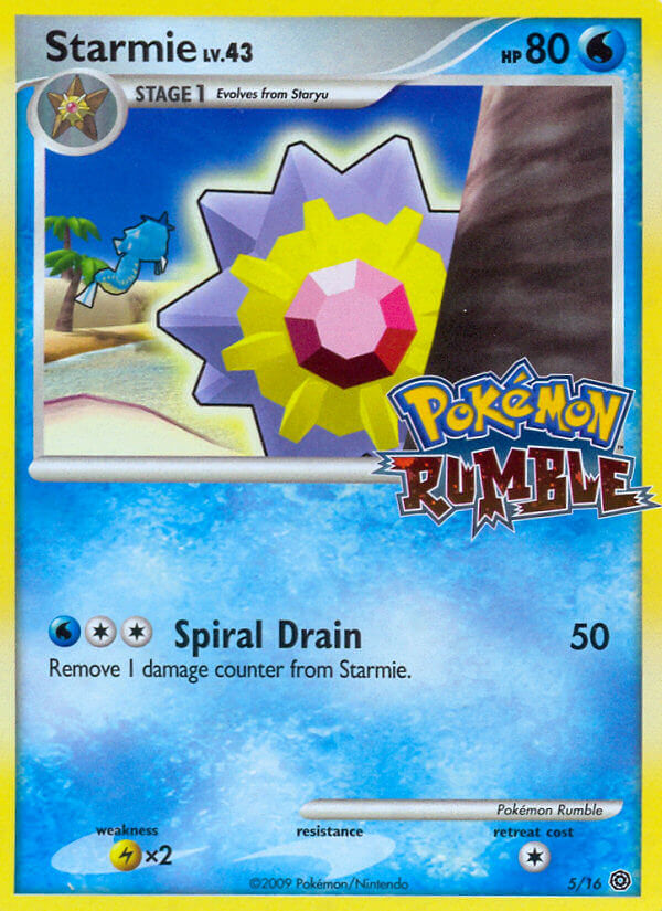 Starmie (5/16) [Pokémon Rumble] | Cracking-Singles