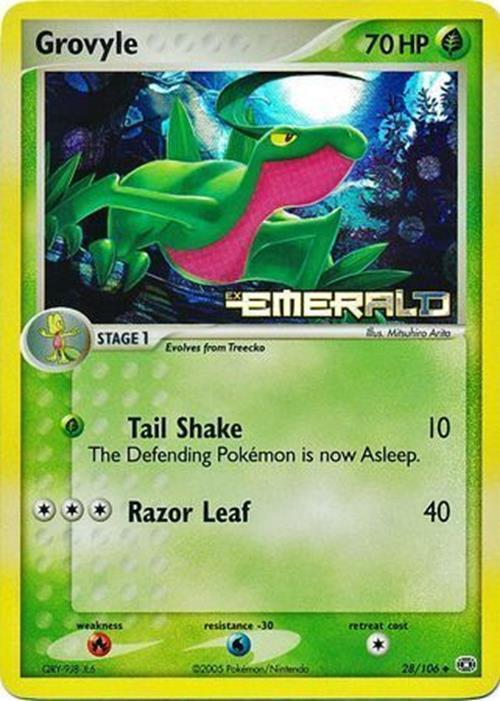 Grovyle (28/106) (Stamped) [EX: Emerald] | Cracking-Singles