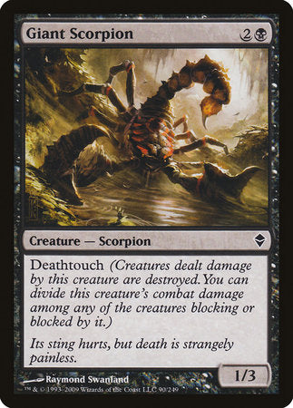 Giant Scorpion [Zendikar] | Cracking-Singles