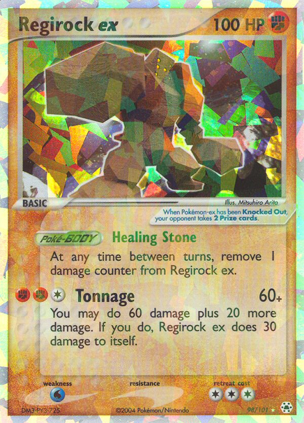 Regirock ex (98/101) [EX: Hidden Legends] | Cracking-Singles