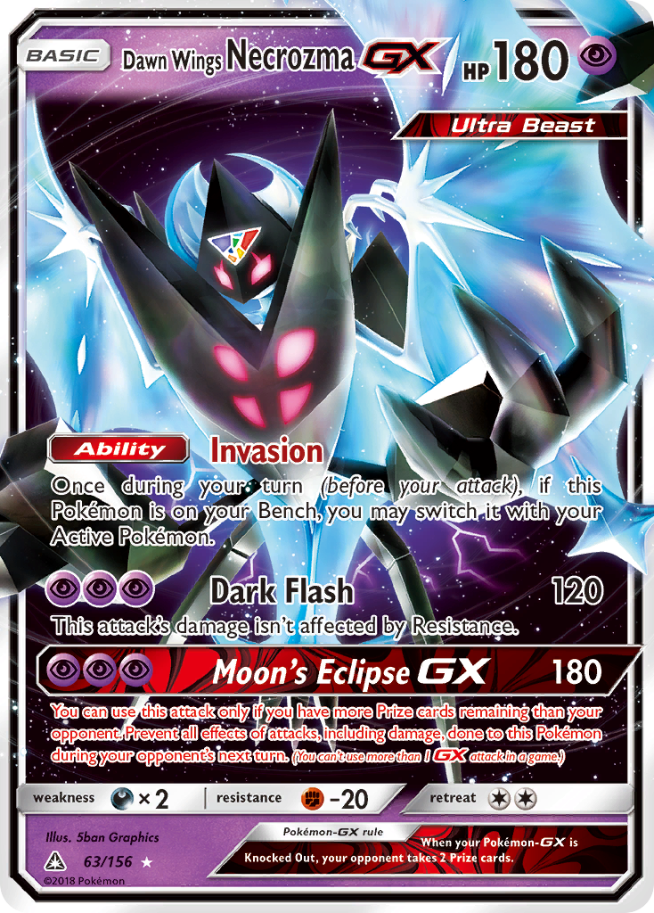 Dawn Wings Necrozma GX (63/156) [Sun & Moon: Ultra Prism] | Cracking-Singles