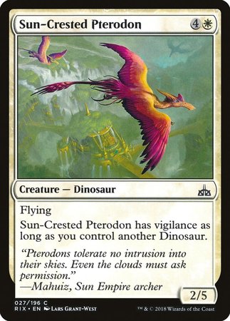 Sun-Crested Pterodon [Rivals of Ixalan] | Cracking-Singles