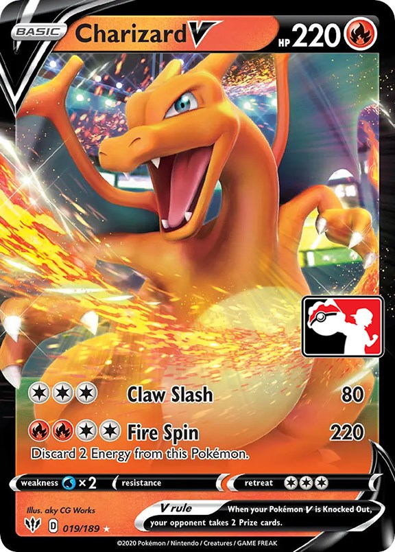 Charizard V (019/189) [Prize Pack Series One] | Cracking-Singles