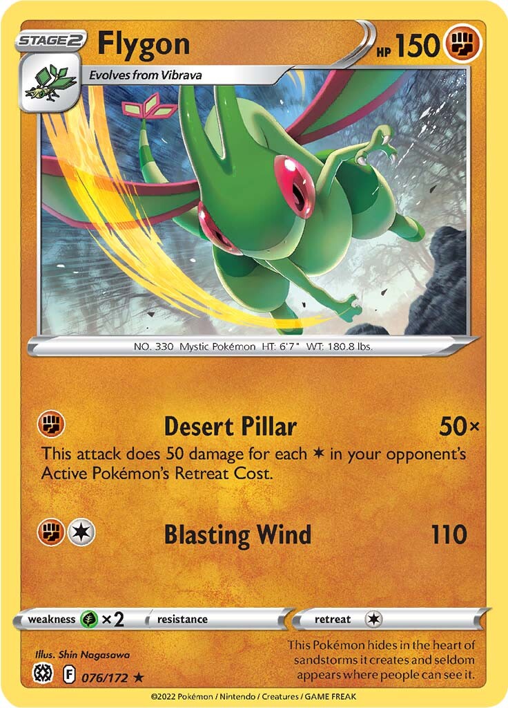 Flygon (076/172) [Sword & Shield: Brilliant Stars] | Cracking-Singles