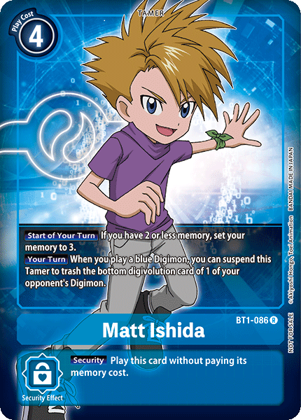 Matt Ishida [BT1-086] (Buy-A-Box Promo) [Release Special Booster Ver.1.0 Promos] | Cracking-Singles