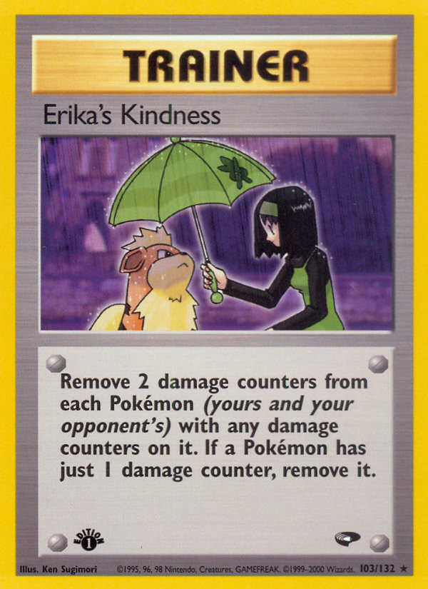 Erika's Kindness (103/132) [Gym Challenge 1st Edition] | Cracking-Singles