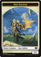 Kor Soldier // Pegasus Double-sided Token [Commander 2014 Tokens] | Cracking-Singles