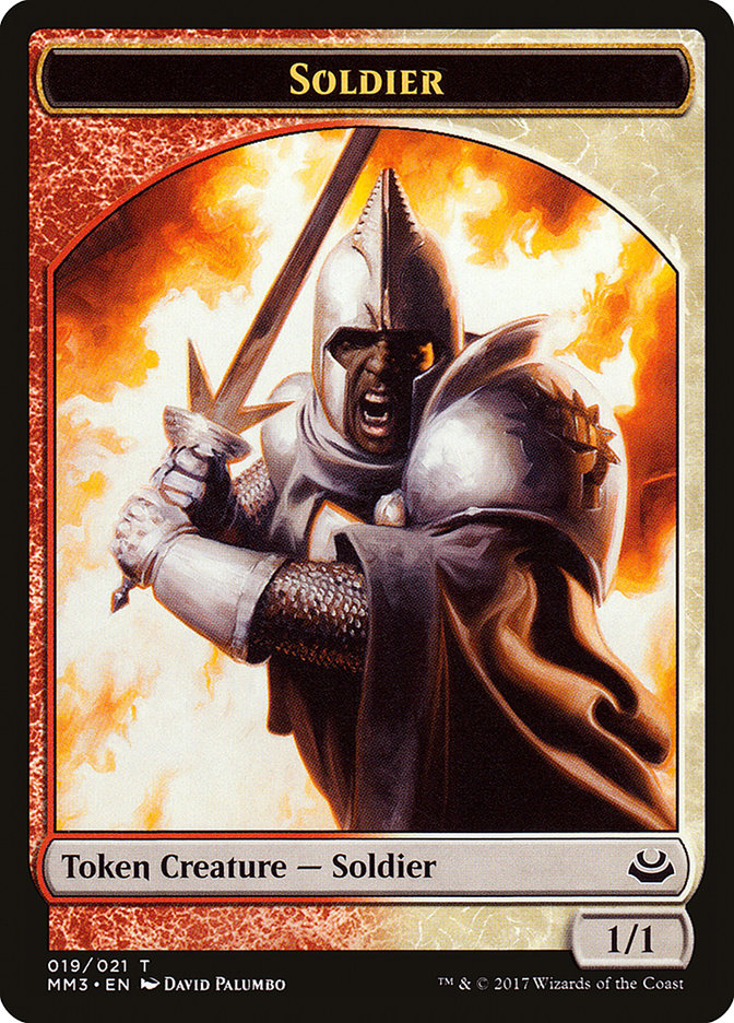 Soldier (019/021) [Modern Masters 2017 Tokens] | Cracking-Singles