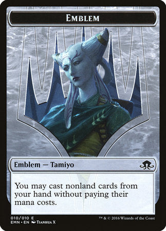 Emblem - Tamiyo, Field Researcher [Eldritch Moon Tokens] | Cracking-Singles