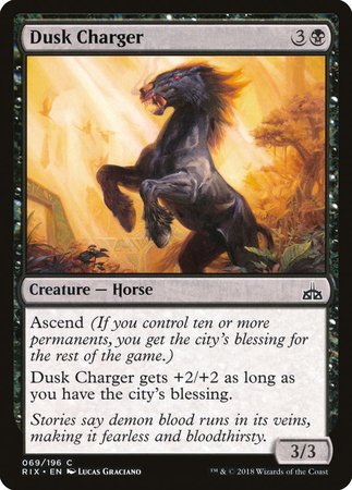 Dusk Charger [Rivals of Ixalan] | Cracking-Singles