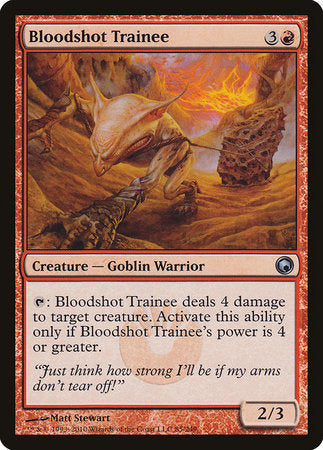 Bloodshot Trainee [Scars of Mirrodin] | Cracking-Singles