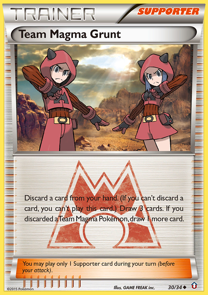 Team Magma Grunt (30/34) [XY: Double Crisis] | Cracking-Singles