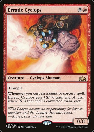 Erratic Cyclops [Guilds of Ravnica] | Cracking-Singles