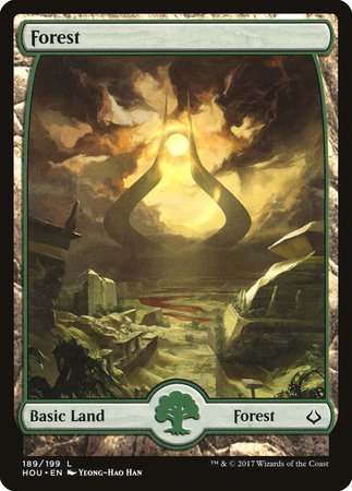 Forest (189) - Full Art [Hour of Devastation] | Cracking-Singles