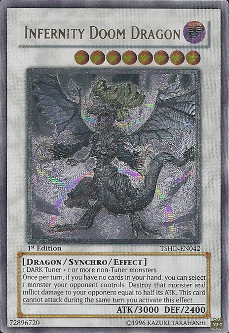 Infernity Doom Dragon [TSHD-EN042] Ultimate Rare | Cracking-Singles