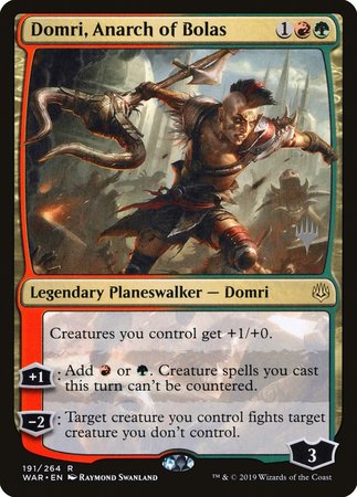 Domri, Anarch of Bolas [War of the Spark Promos] | Cracking-Singles