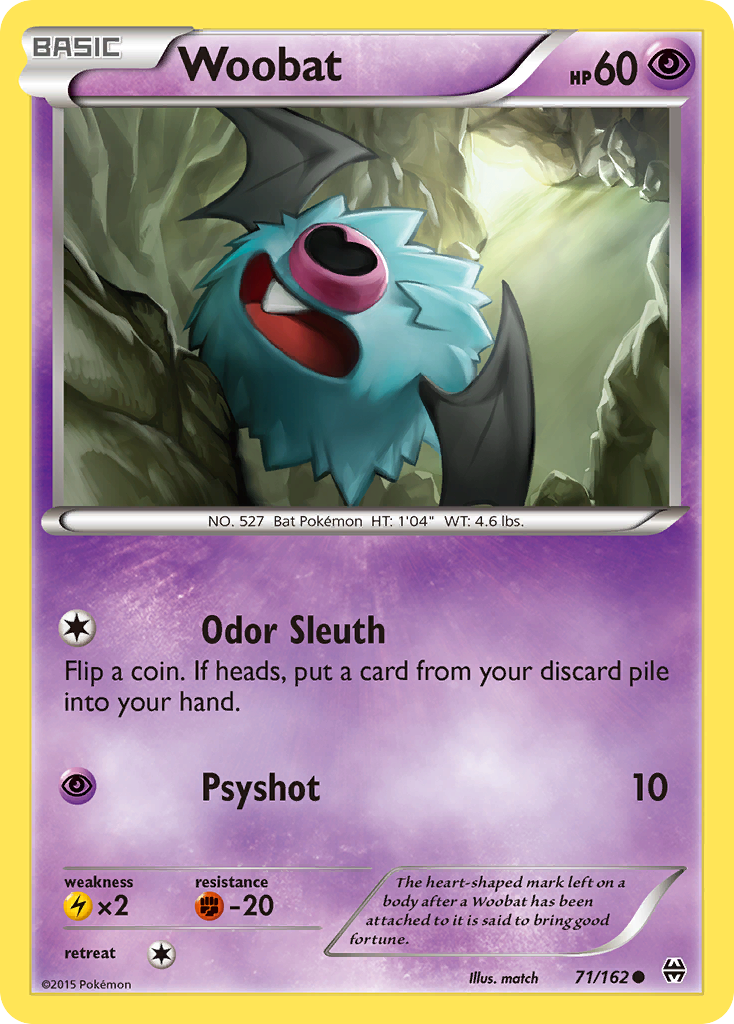 Woobat (71/162) [XY: BREAKthrough] | Cracking-Singles