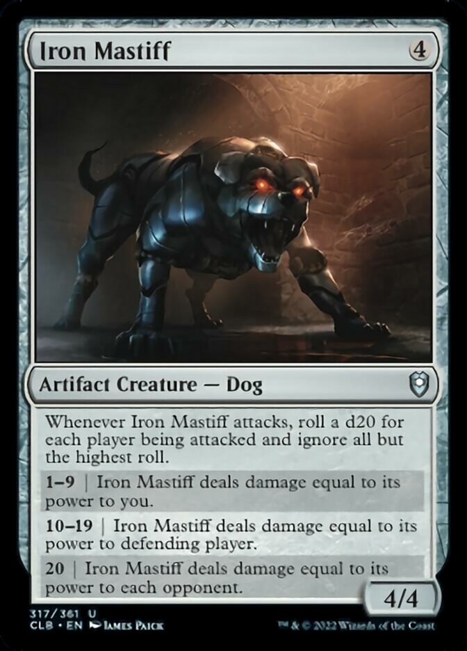 Iron Mastiff [Commander Legends: Battle for Baldur's Gate] | Cracking-Singles