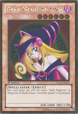 Dark Magician Girl [PGLD-EN033] Gold Rare | Cracking-Singles