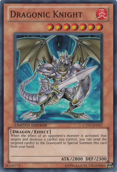 Dragonic Knight [CT07-EN017] Super Rare | Cracking-Singles