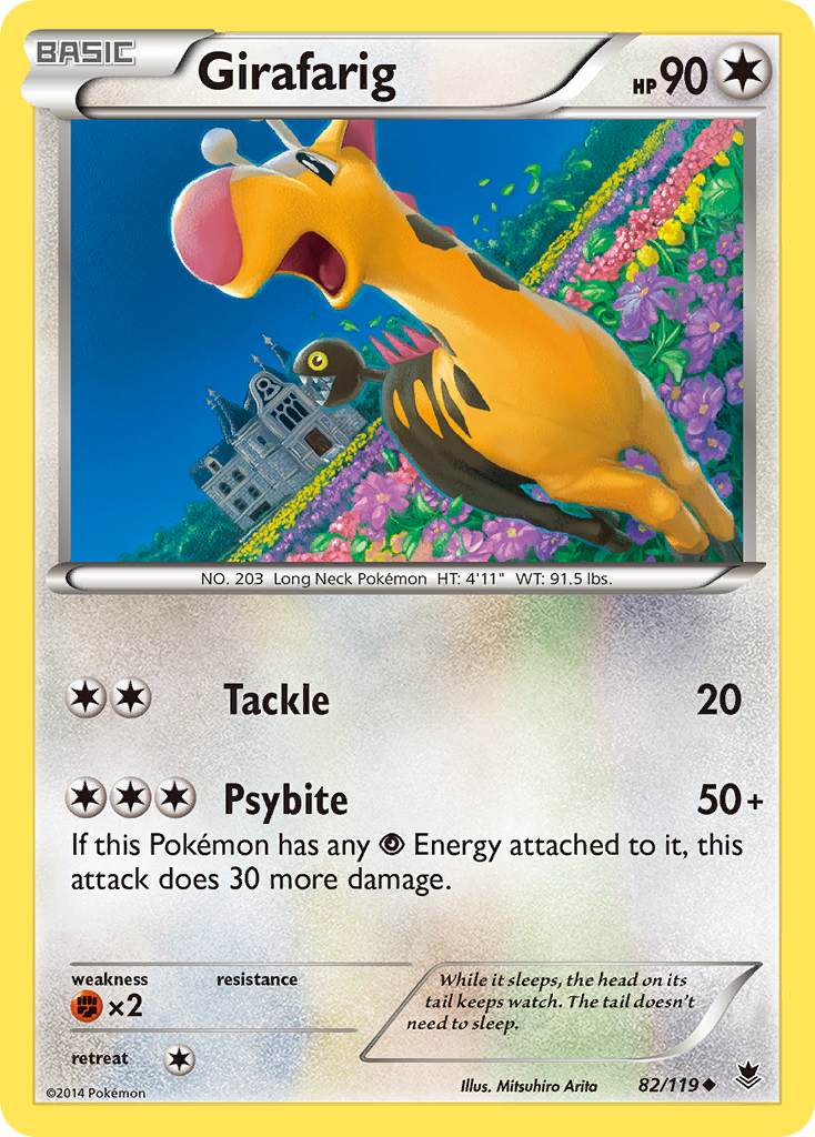 Girafarig (82/119) [XY: Phantom Forces] | Cracking-Singles