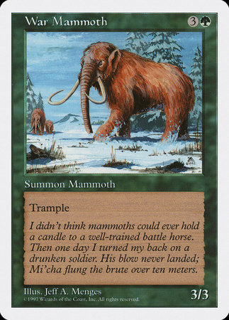 War Mammoth [Fifth Edition] | Cracking-Singles