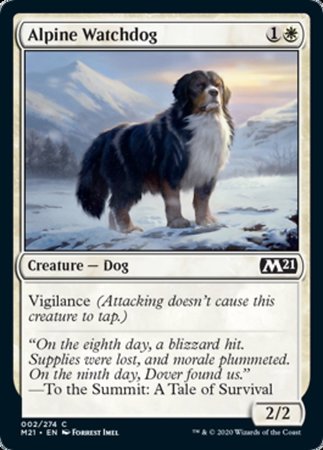 Alpine Watchdog [Core Set 2021] | Cracking-Singles