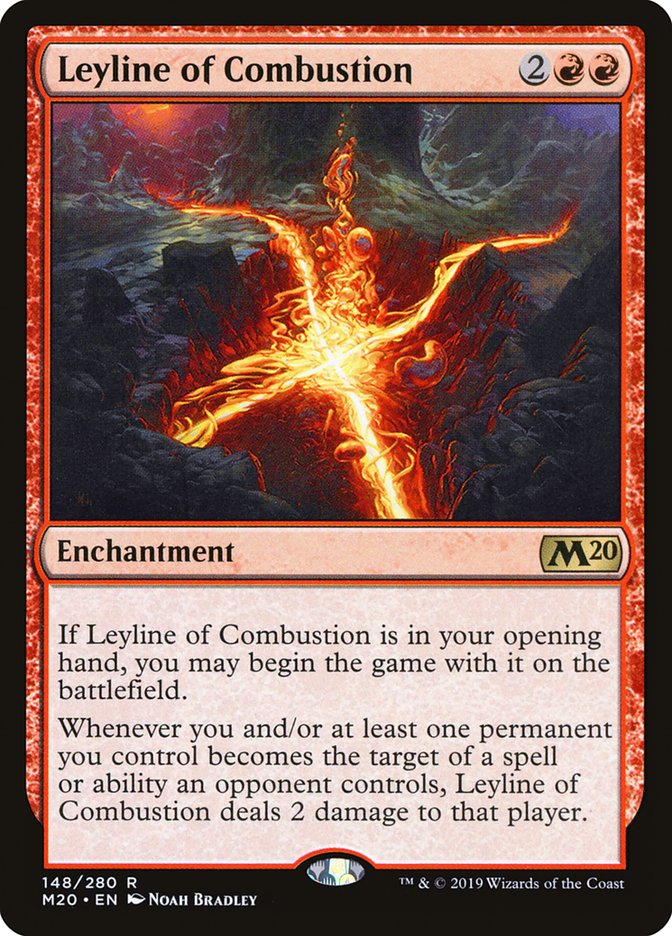 Leyline of Combustion [Core Set 2020] | Cracking-Singles