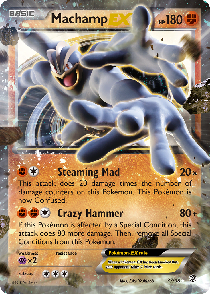 Machamp EX (37/98) [XY: Ancient Origins] | Cracking-Singles