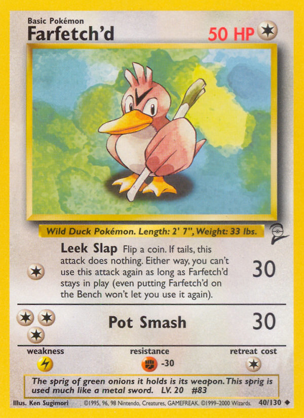 Farfetch'd (40/130) [Base Set 2] | Cracking-Singles