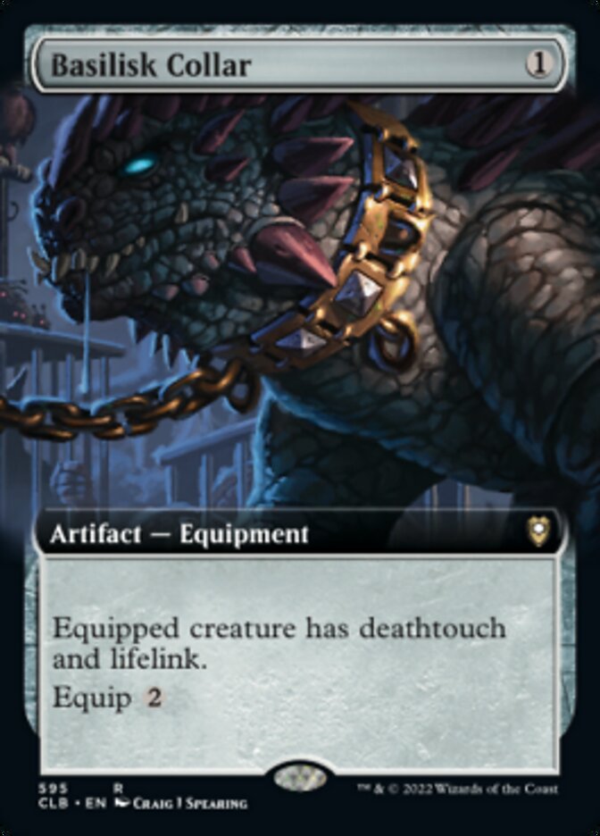 Basilisk Collar (Extended Art) [Commander Legends: Battle for Baldur's Gate] | Cracking-Singles