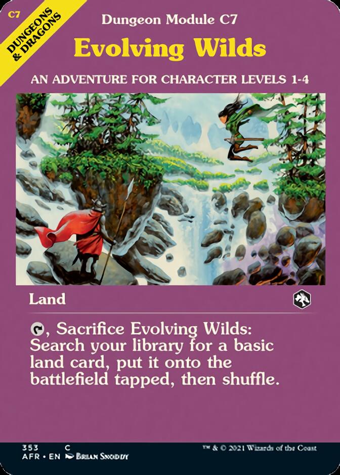 Evolving Wilds (Dungeon Module) [Dungeons & Dragons: Adventures in the Forgotten Realms] | Cracking-Singles