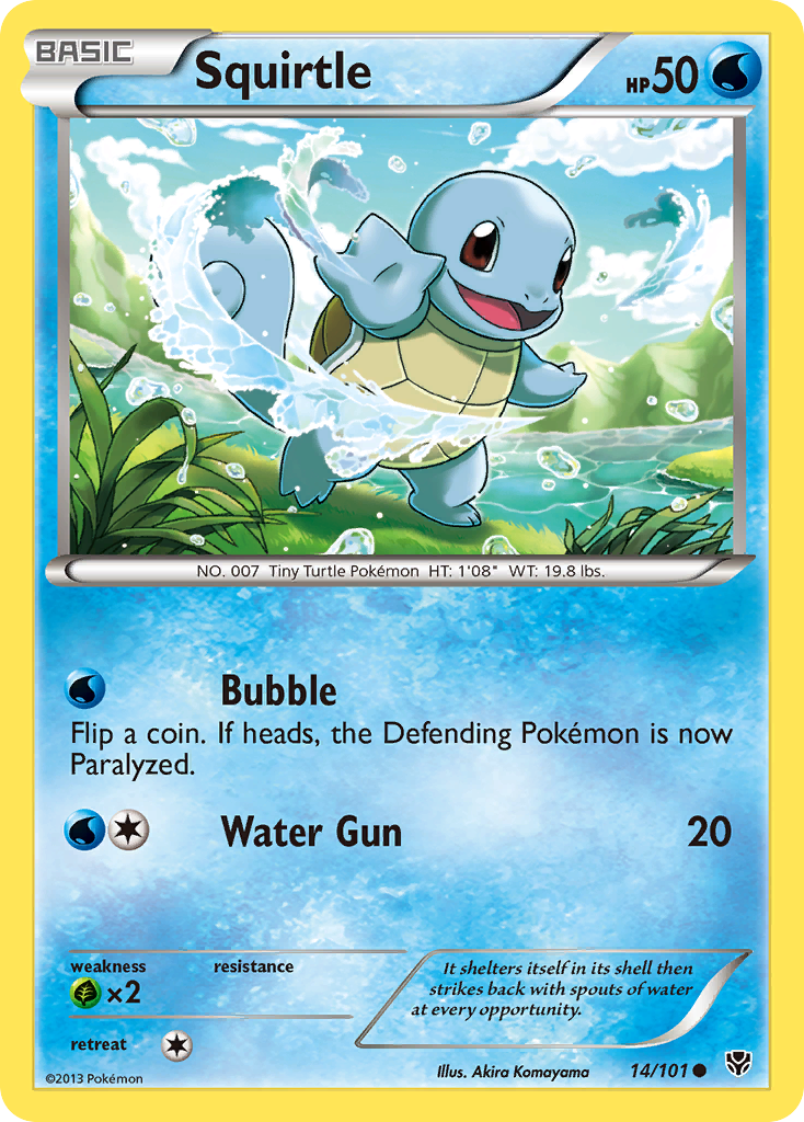 Squirtle (14/101) [Black & White: Plasma Blast] | Cracking-Singles