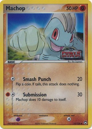 Machop (53/108) (Stamped) [EX: Power Keepers] | Cracking-Singles