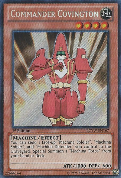 Commander Covington [LCYW-EN167] Secret Rare | Cracking-Singles